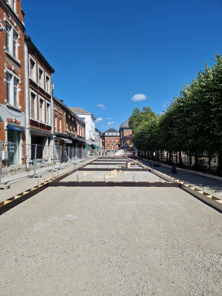 Poursuite travaux préparatoires au bétonnage